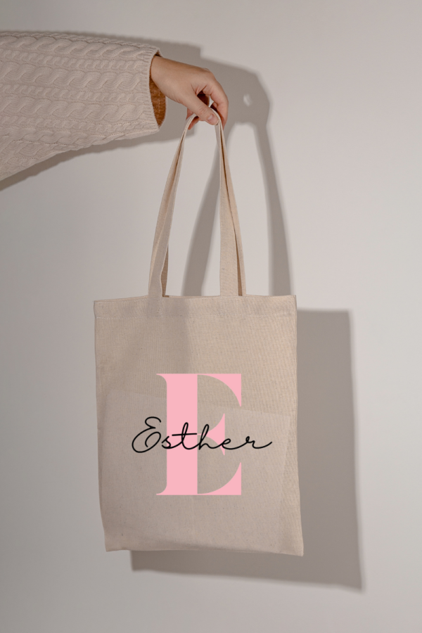 TOTE BAGS INICIAL BEIGE